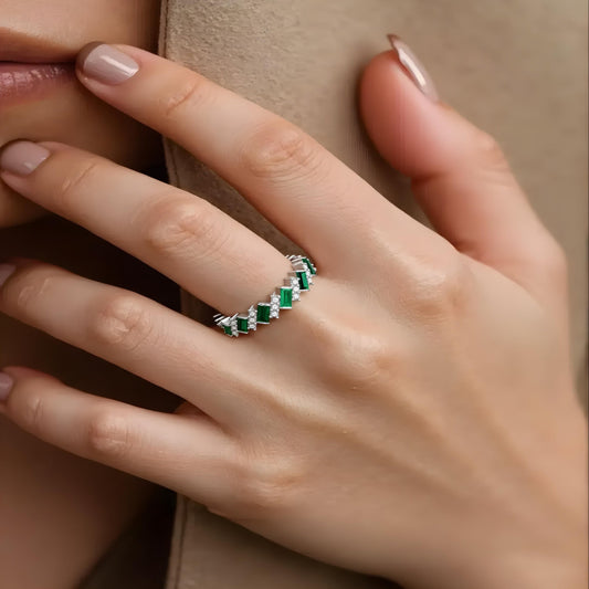 Emerald Tennis Ring